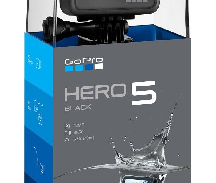 Amazon.Com : Gopro Hero5 Black — Waterproof Digital Action Camera For  Travel With Touch Screen 4K Hd Video 12Mp Photos : Electronics