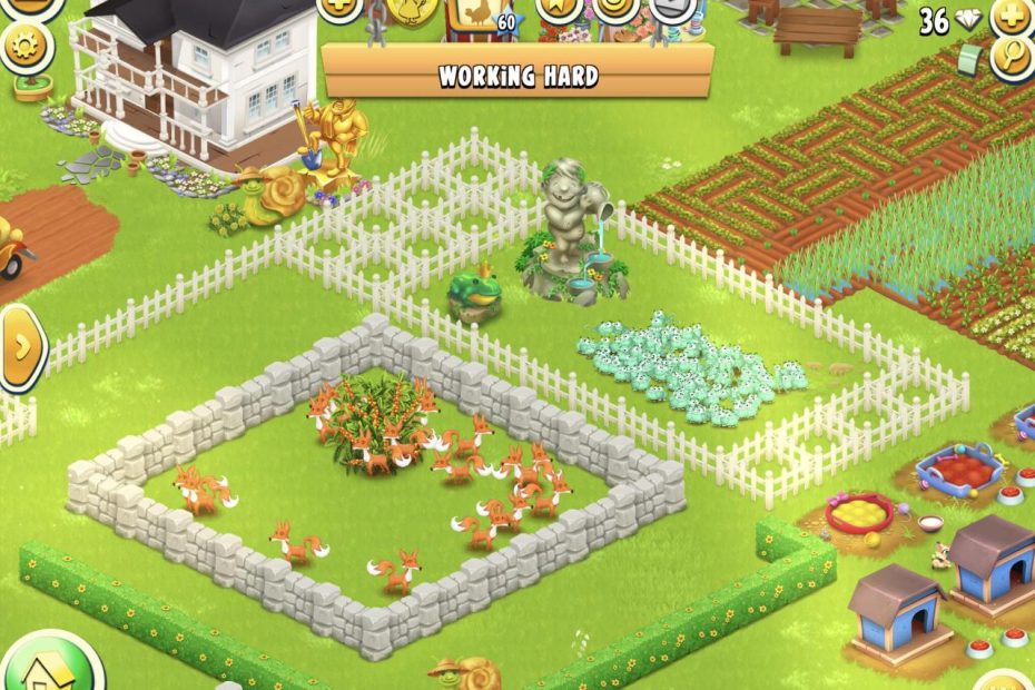 I Love This Frog And Fox Farm.. How Can I Have This? I Tried To Trap A Fox  In A Stone Wall Once But He Escapes Lol #Fail : R/Hayday