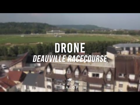 Presentation of Deauville racecourse (drone view)